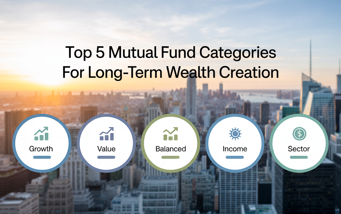 Top 5 Mutual Fund Categories for Long-Term Wealth Creation